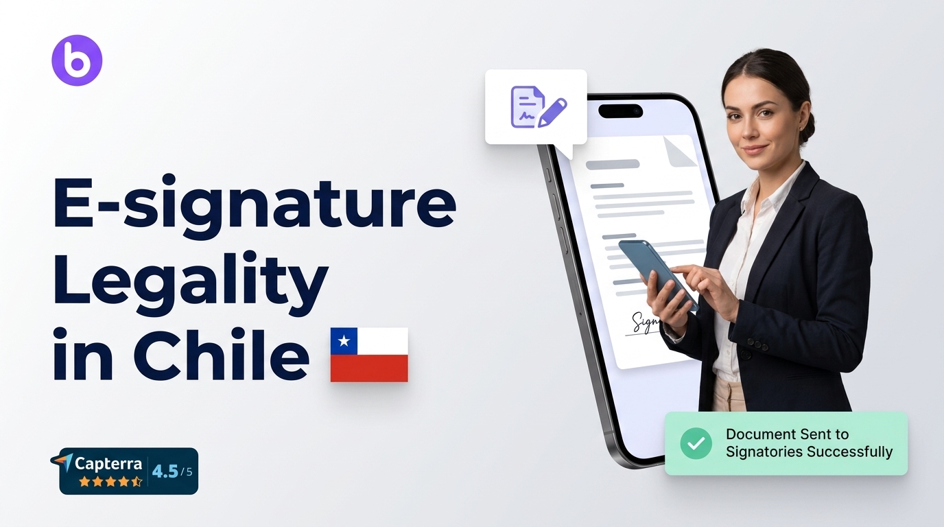 Mejor Plataforma de Firma Electrónica para Empresas en Chile 2026 — BoloSign