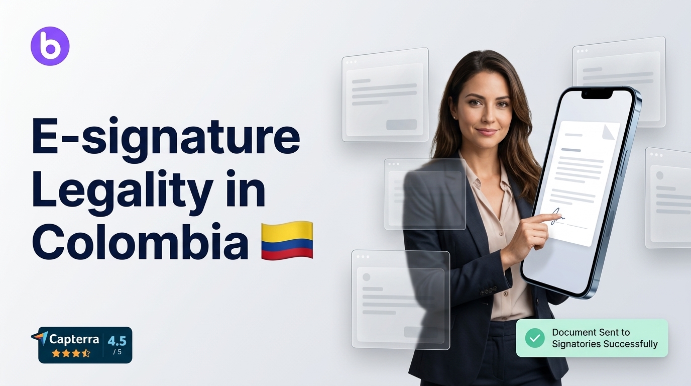 Mejor Plataforma de Firma Electrónica para Empresas en Colombia 2026 — BoloSign