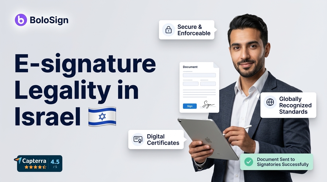 Best eSignature Platform for Israel Businesses in 2026 — BoloSign