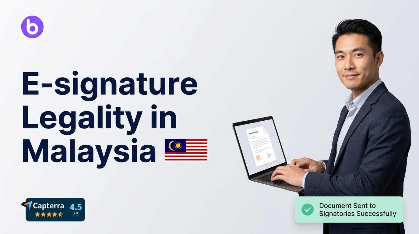 Best eSignature Platform for Malaysia Businesses in 2026 — BoloSign