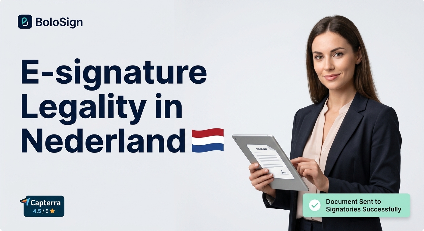 Beste Platform voor Elektronische Handtekeningen voor Bedrijven in Nederland 2026 — BoloSign