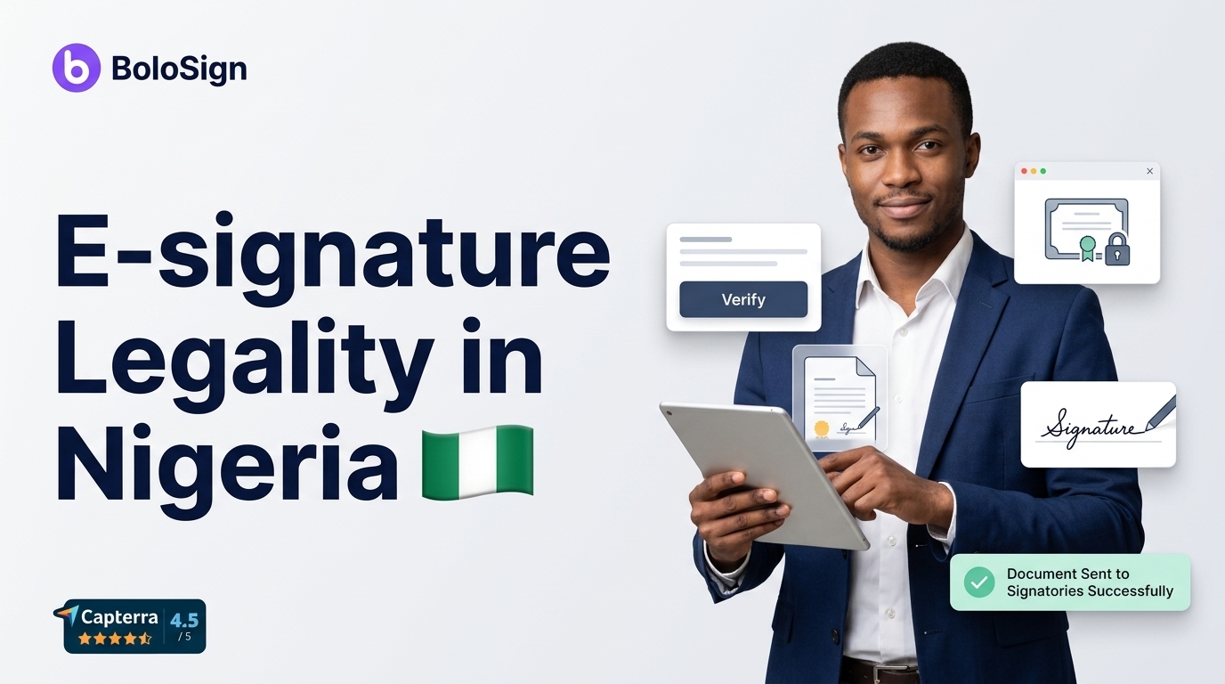 Best eSignature Platform for Nigeria Businesses in 2026 — BoloSign