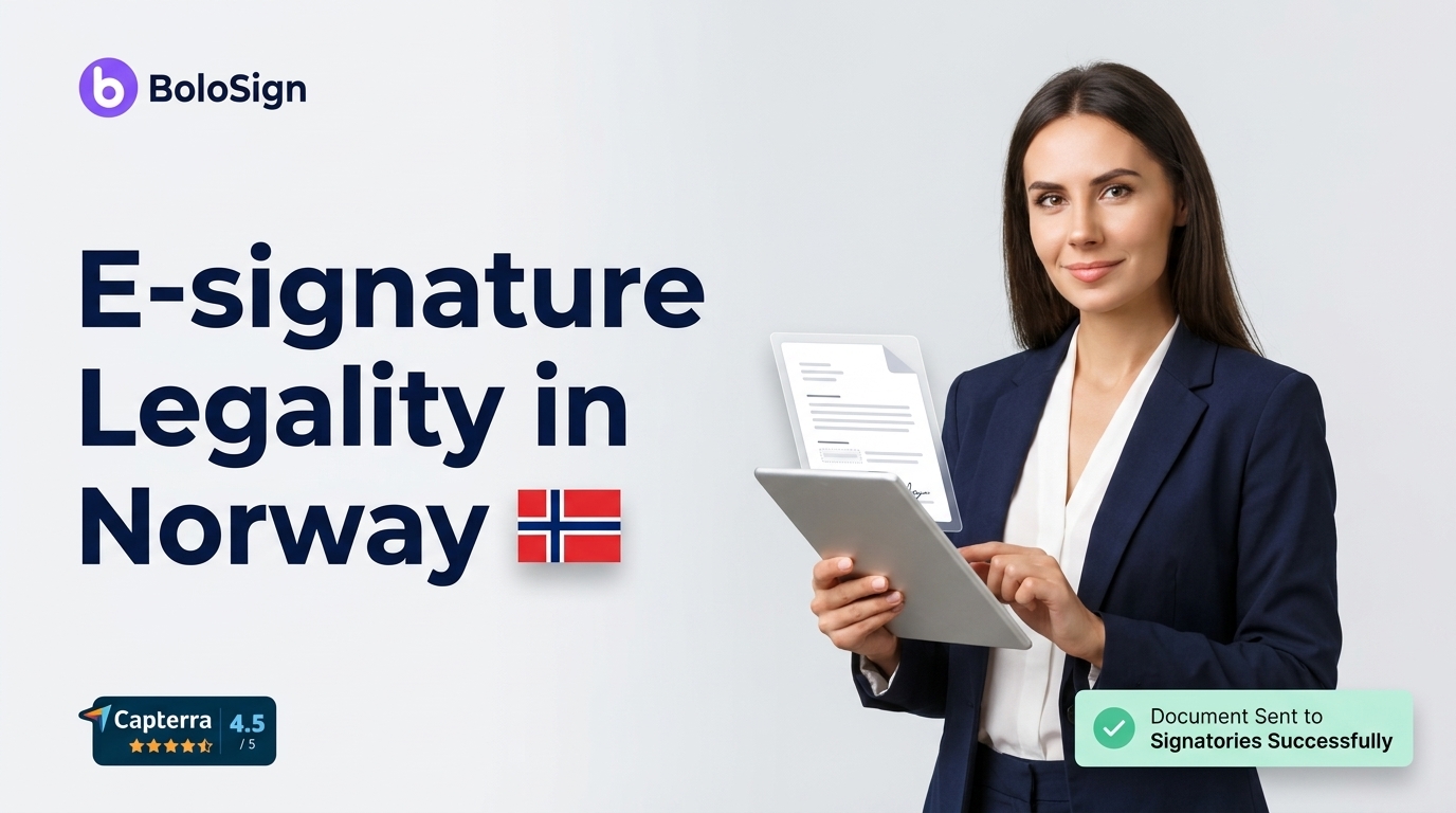 Best eSignature Platform for Norway Businesses in 2026 — BoloSign