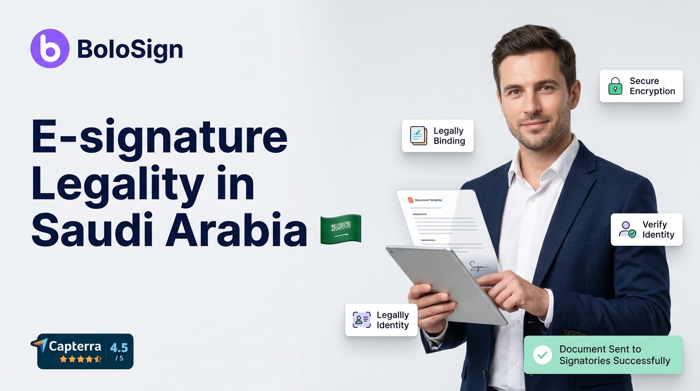 Best eSignature Platform for Saudi Arabia Businesses in 2026 — BoloSign