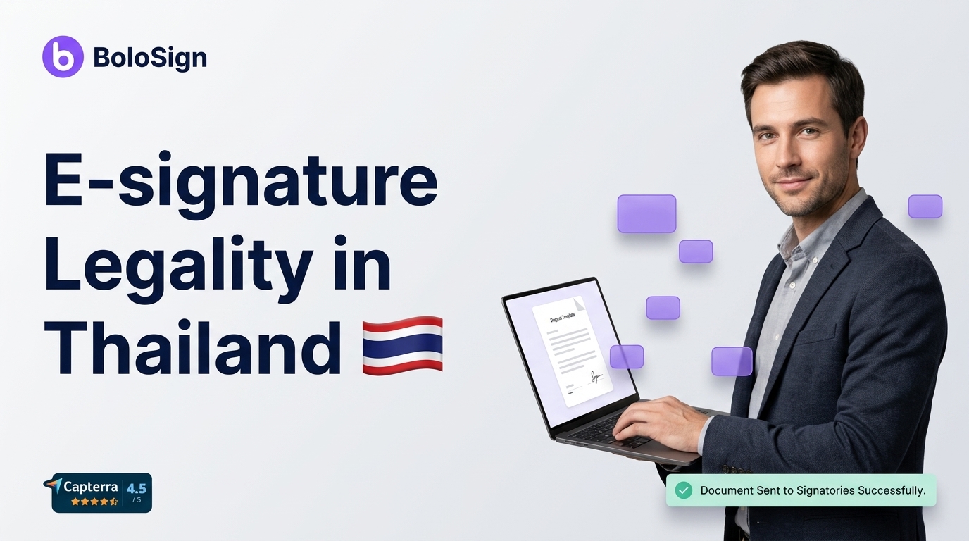 Best eSignature Platform for Thailand Businesses in 2026 — BoloSign