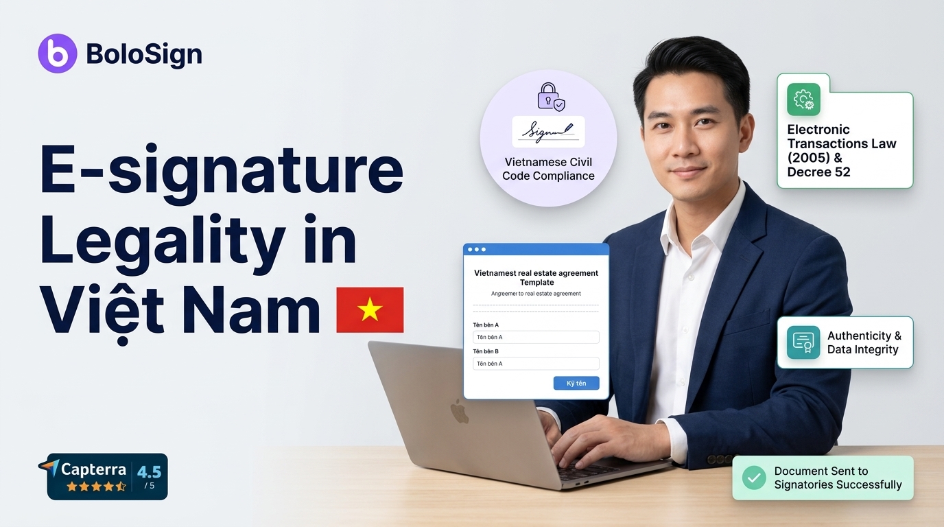 eSignature Việt Nam — Legal & Secure | BoloSign
