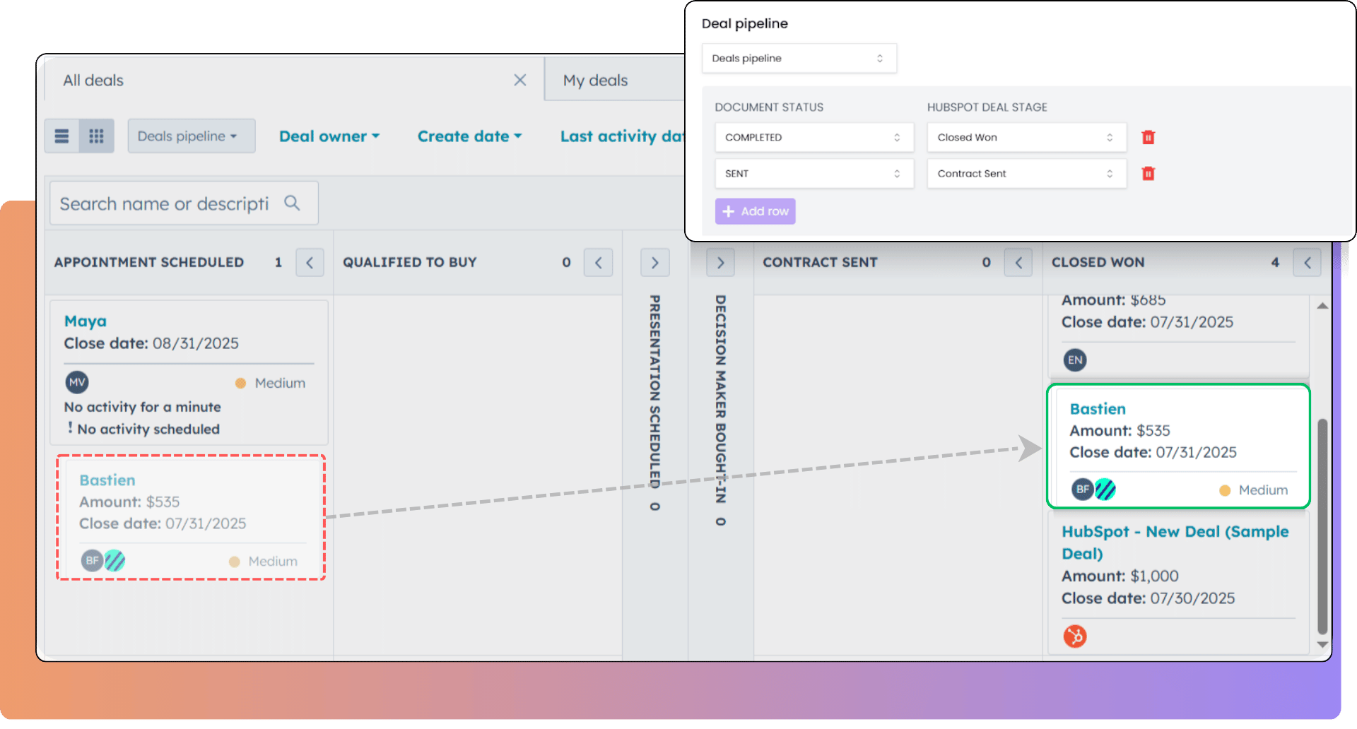 Automatic Deal Updates