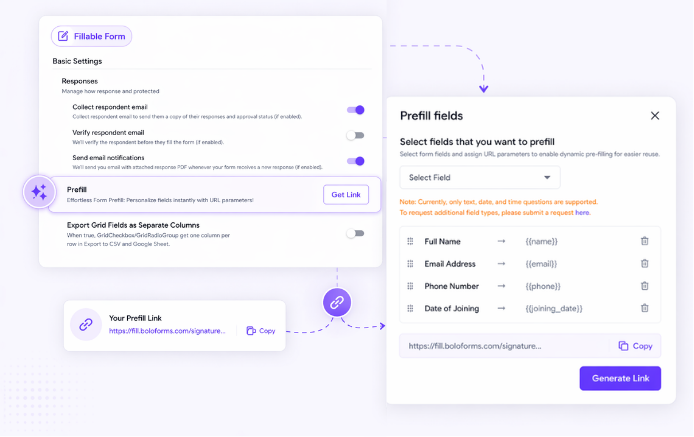 Fillable Forms: Create Google Form-Like Signature Forms with Smart Fields | BoloSign